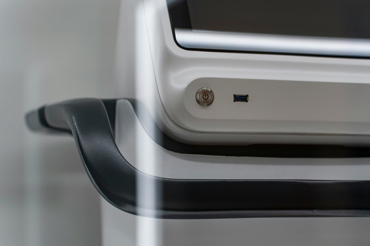 Close-up of validated medical device equipment at A&M BioMedical